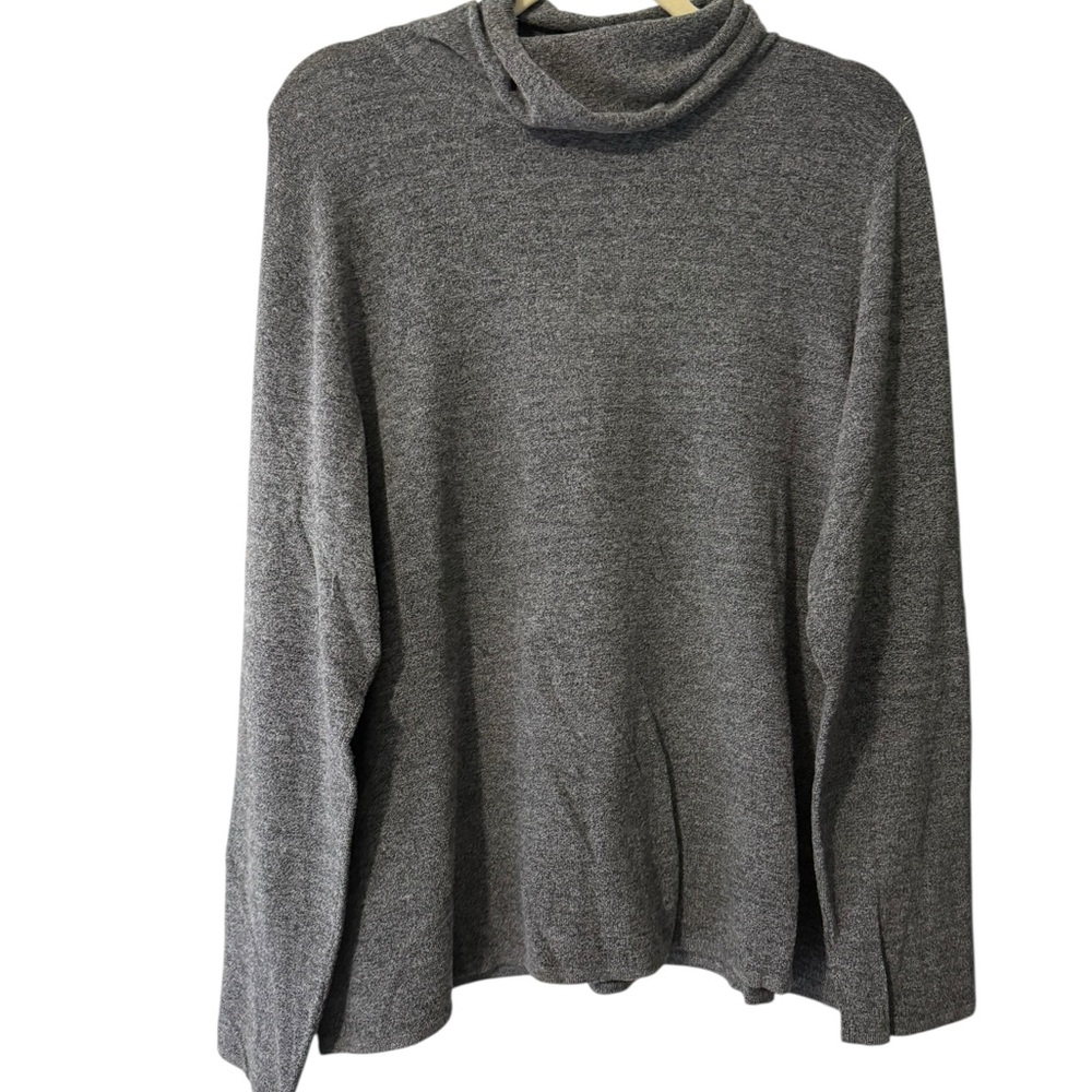 Eileen Fisher System Merino Wool blend cowl neck sweater size 1x oversized - Picture 7 of 8
